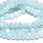 Cristale din sticla, rondelle, opace, 4x3 mm, electroplacate