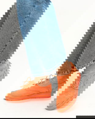 Pantofi Casual Haseeb Portocalii