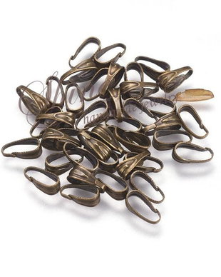 Agatatoare pandantiv bronz, 7x3x3.5mm