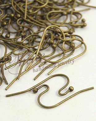 Tortite cercei bronz, 22x11mm