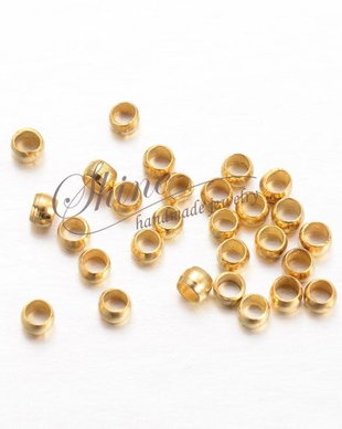 Crimpi aurii, 2x1mm (100buc)
