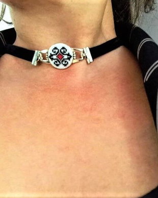 Colier Chocker catifea