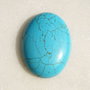 Cabochon 3 din turcoaz reconstituit aprox 40x30x7.5 mm
