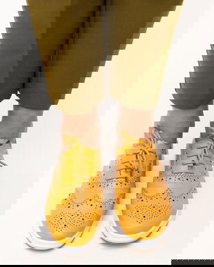 Pantofi Casual Indigo Galbeni