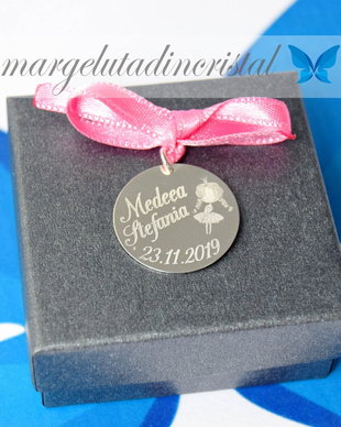 Banut Mot/Botez/Ruperea Turtei Argint 925 2,2 cm