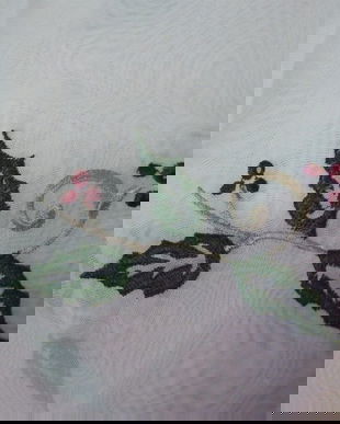 set 2 perdelute  cu broderie