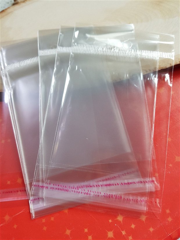 Set 100 punguțe transparente