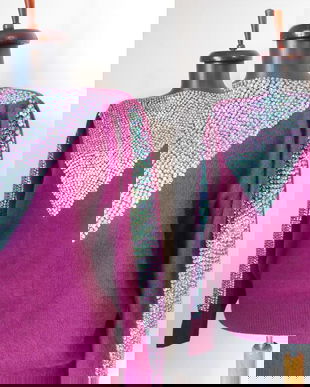 PULOVER LANA MIEL ANGORA ACCESORIZAT MANUAL