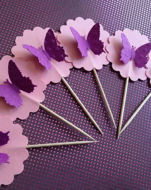 Fluturi decorativi- cake toppers