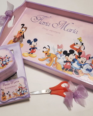 Set mot/prima aniversare cu tema Gasca lui Mickey