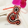 Brosa-martisor pisicuță soutache