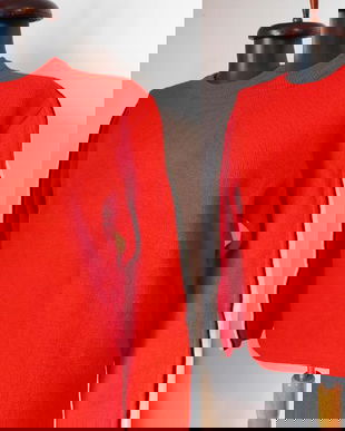 PULOVER ROSU LANA PURA