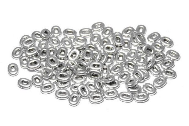 One Bead, 1.5x5 mm, Aluminium Silver - 01700