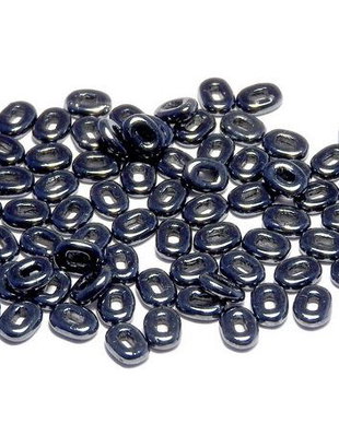 One Bead, 1.5x5 mm, Jet Hematite - 23980-14400