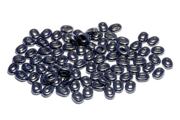 One Bead, 1.5x5 mm, Jet Hematite - 23980-14400