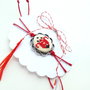 Bratara- martisor cu broderie manuala