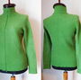 CARDIGAN VERDE BLANA IEPURE