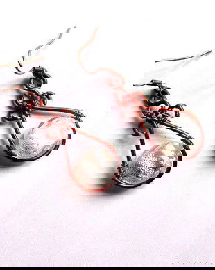 cercei cupru si sticla 35750