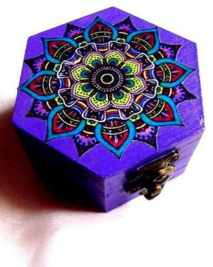 Cutie lemn decorata 35810