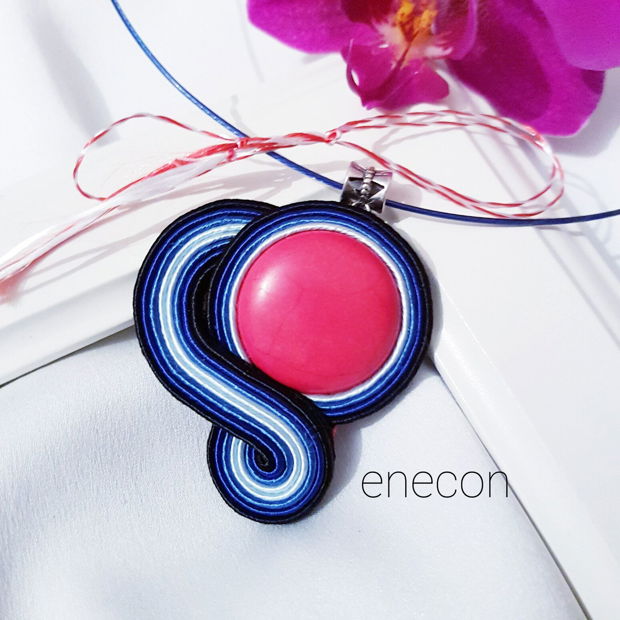 Pandantiv soutache howlit