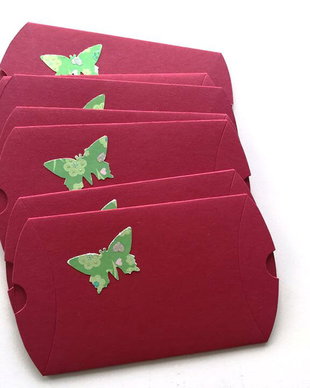 Cutiute pillow box bordo