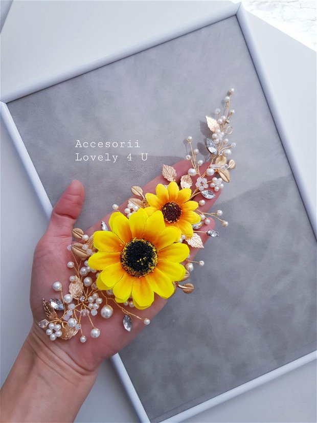 Accesoriu elegant * Sunflower - Colecție de lux