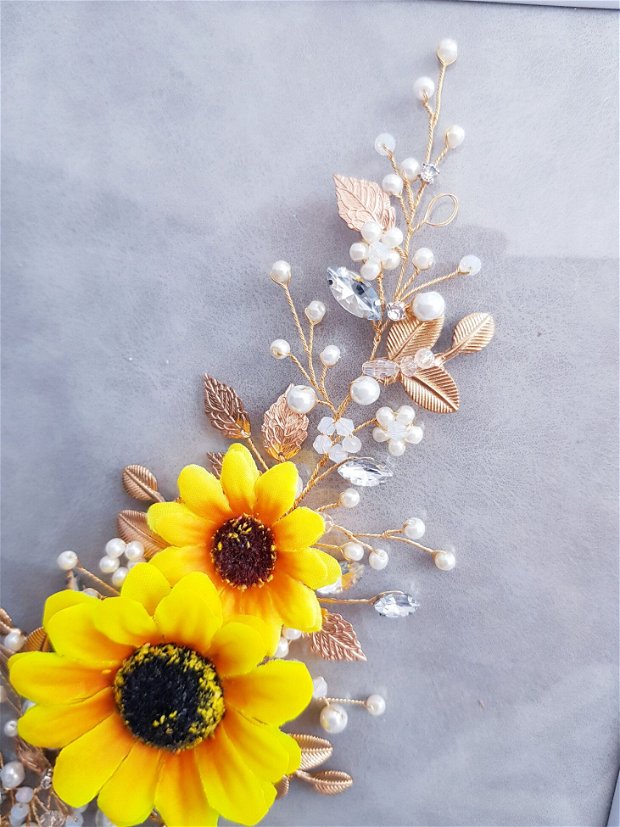 Accesoriu elegant * Sunflower - Colecție de lux