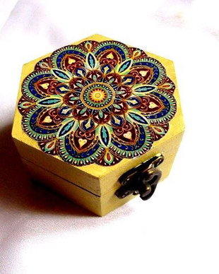 Cutie lemn decorata 35811