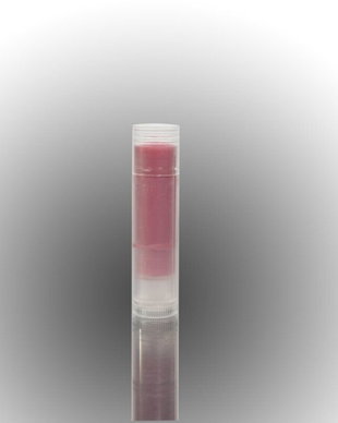Balsam de buze rosu natural cu aroma de capsune