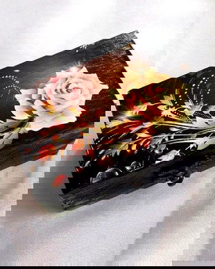 Cutie lemn decorata 35490