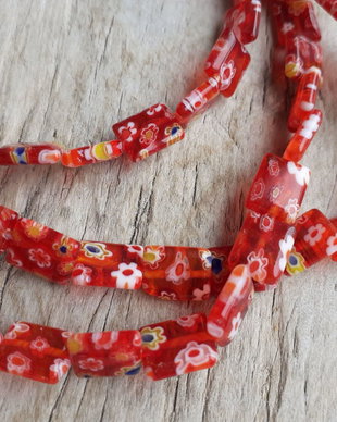 Millefiori, 10x8 mm