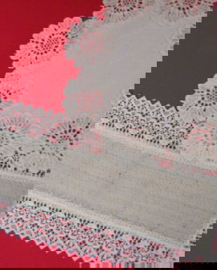 Set 2 mileuri rustice cu dantela