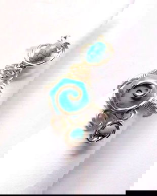 inel cu turcoaz 35306