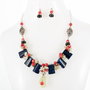 Set /colier si cercei / cala jad si lapis lazuli