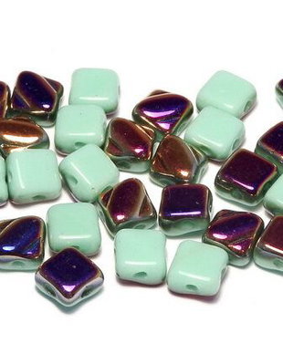 Margele Silky, 6x6 mm, Sliperit - 53100-29500