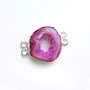Link free form cu agat druzy