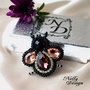 Brosa insecta broderie cristale