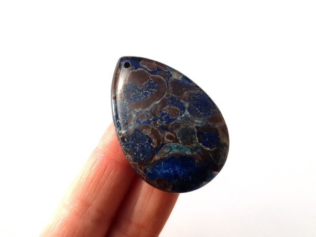 Pandant lapis lazuli&crisocola