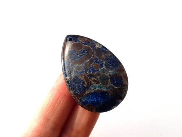 Pandant lapis lazuli&crisocola