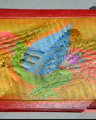 SUPERBA CASETA LUCRATA SI PICTATA MANUAL