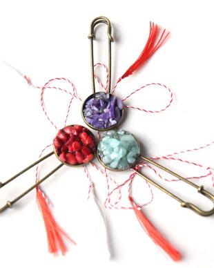 Martisor - brosa pietre naturale