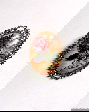 brose sticla cu motiv floral 35205