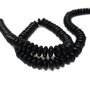 Discuri ascutite,piatra naturala neagra 8x4mm  GSLAK 703