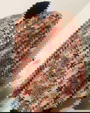 Bluza print floral tonuri aramii