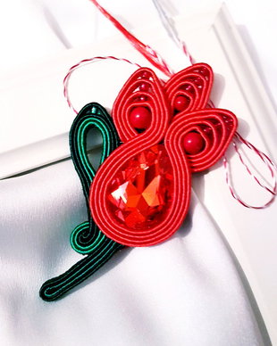 Brosa soutache lalea