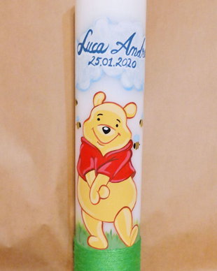 Lumanare pictata Winnie Pooh