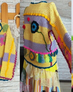 Pulover croșetat pentru zile fără soare