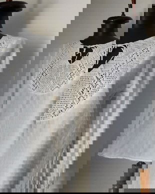 BLUZA ALBA BUMBAC JABOU CROSETAT MANUAL