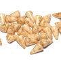 Margele Spikes, 5x8 mm, Chalk White Orange Luster - 03000-65415