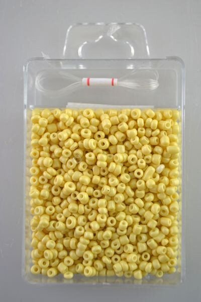 Margele beige 8/0- 3 mm (30gr- aprox. 900 buc)-369675